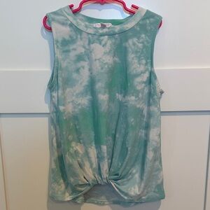 Kids Tie-Dye Tank Top - Green